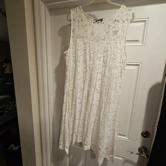 Lane Bryant 22/24 Elegant White Lace Dress - Picture 6 of 9